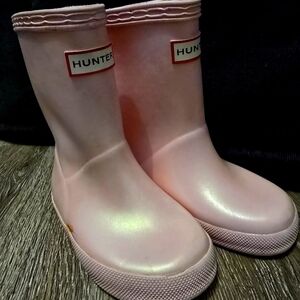 Hunter Pink Rain Boots